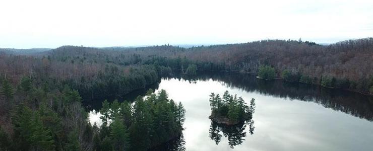 Vast wooded hunting and fishing estate on a single site in the Outaouais area, two hours from the cities of New York and Boston